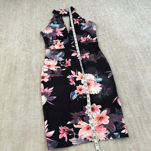 3 for $6 Floral Bodycon Cocktail Summer Sleeveless Dress S - Picture 5 of 10